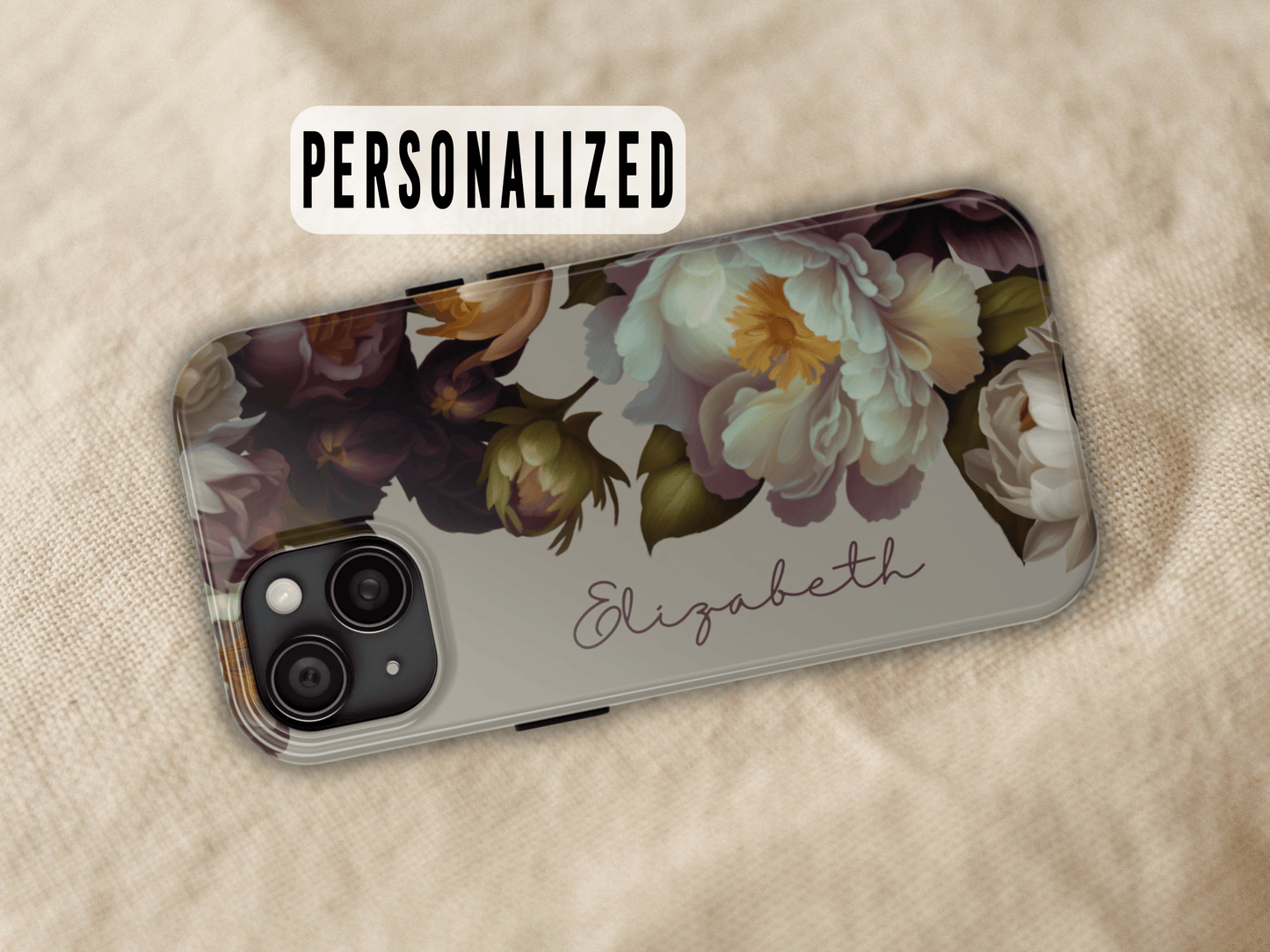 Personalized Botanical Floral Phone Case For Her