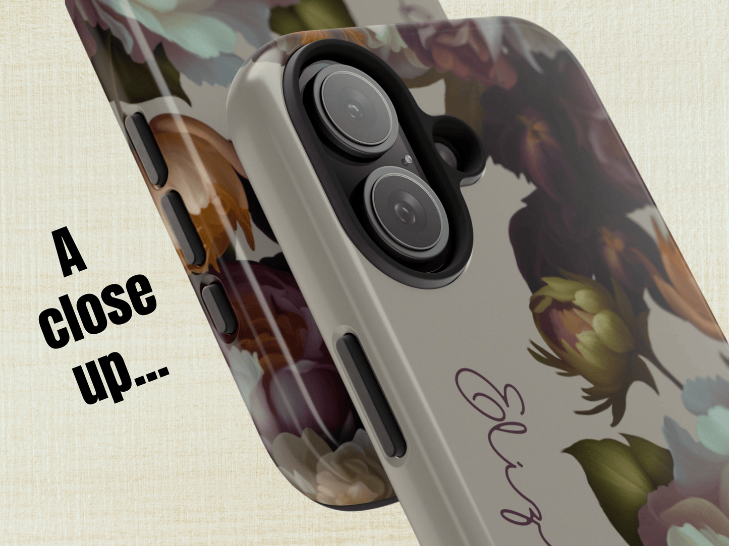 Personalized Botanical Floral Phone Case For Her