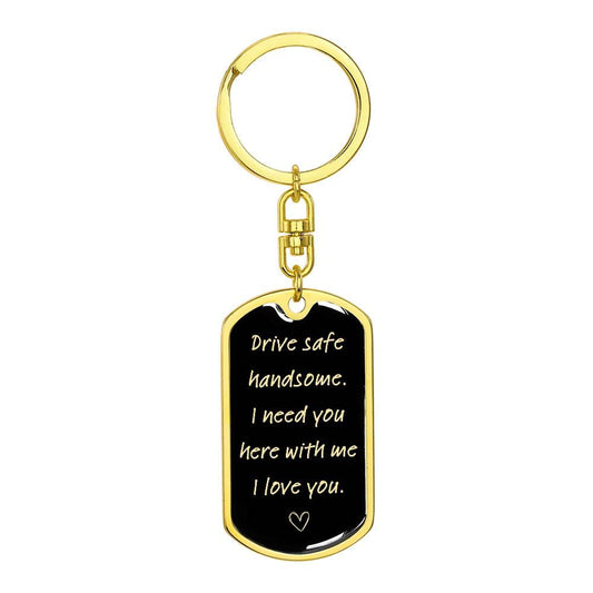 To My Husband | Boyfriend | Husband To Be | Drive Safe | Custom Engraving Option