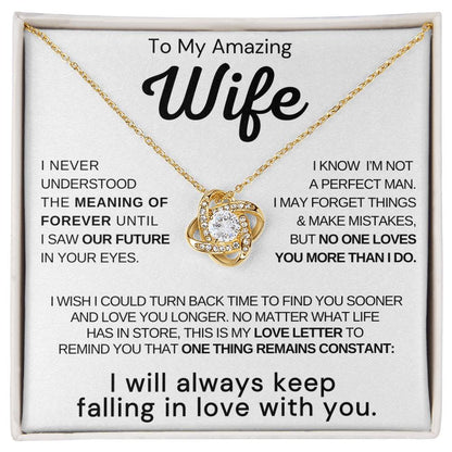 To My Wife - Our Future In Your Eyes *Limited Time Extra Discount-See Description for Details*