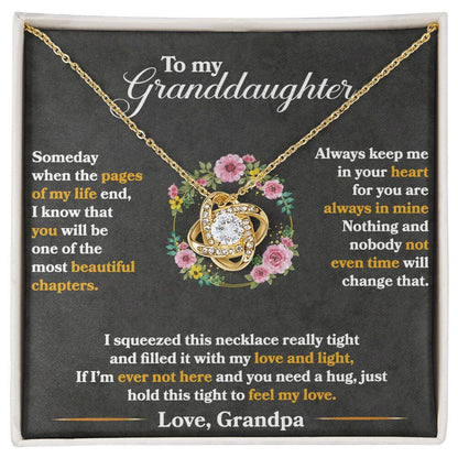 To My Granddaughter - Hold This Tight To Feel My Love