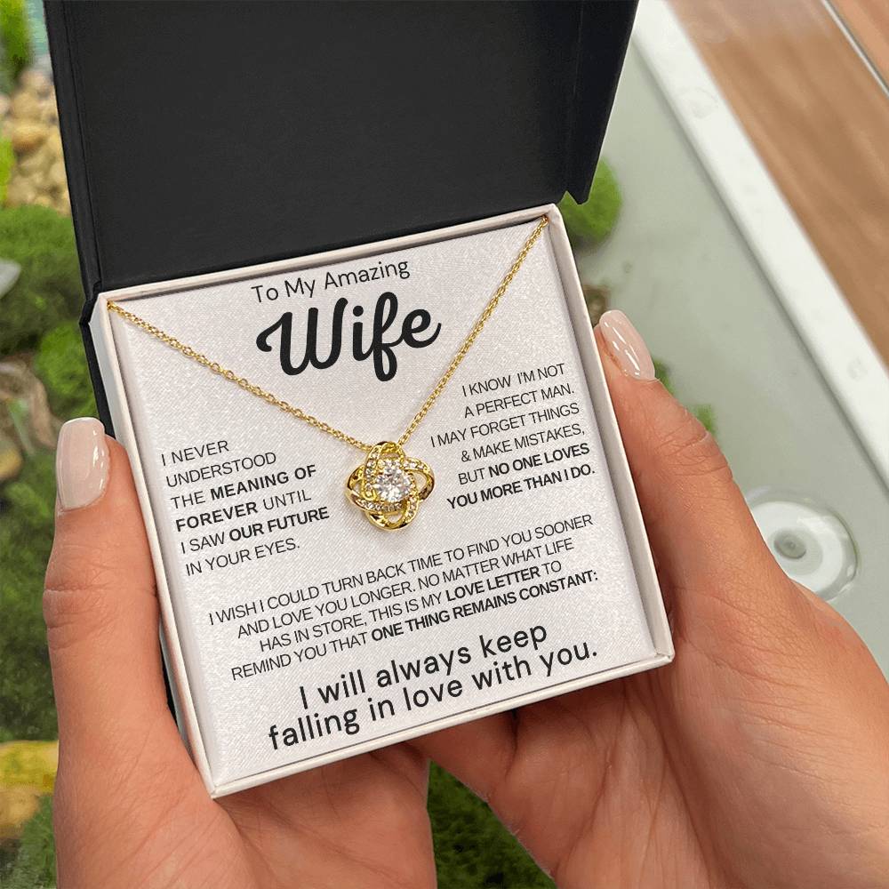 To My Wife - Our Future In Your Eyes *Limited Time Extra Discount-See Description for Details*