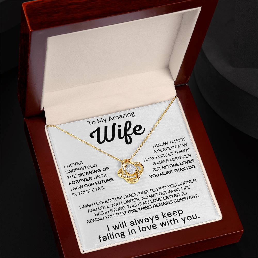 To My Wife - Our Future In Your Eyes *Limited Time Extra Discount-See Description for Details*