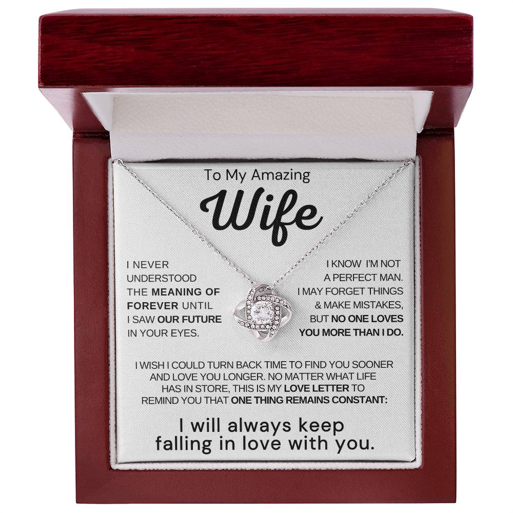 To My Wife - Our Future In Your Eyes *Limited Time Extra Discount-See Description for Details*