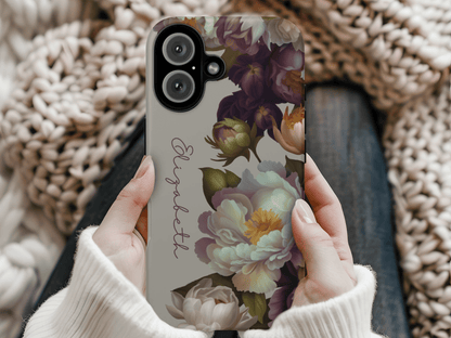 Personalized Botanical Floral Phone Case For Her