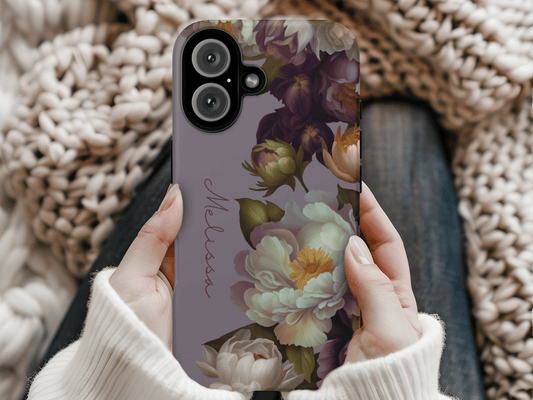 Personalized Botanical Floral Phone Case For Her